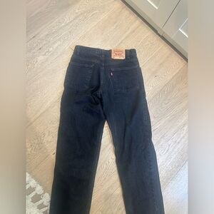 Black wash high waisted vintage Levi’s